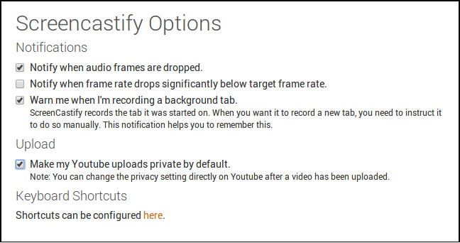 Important options for YouTube!