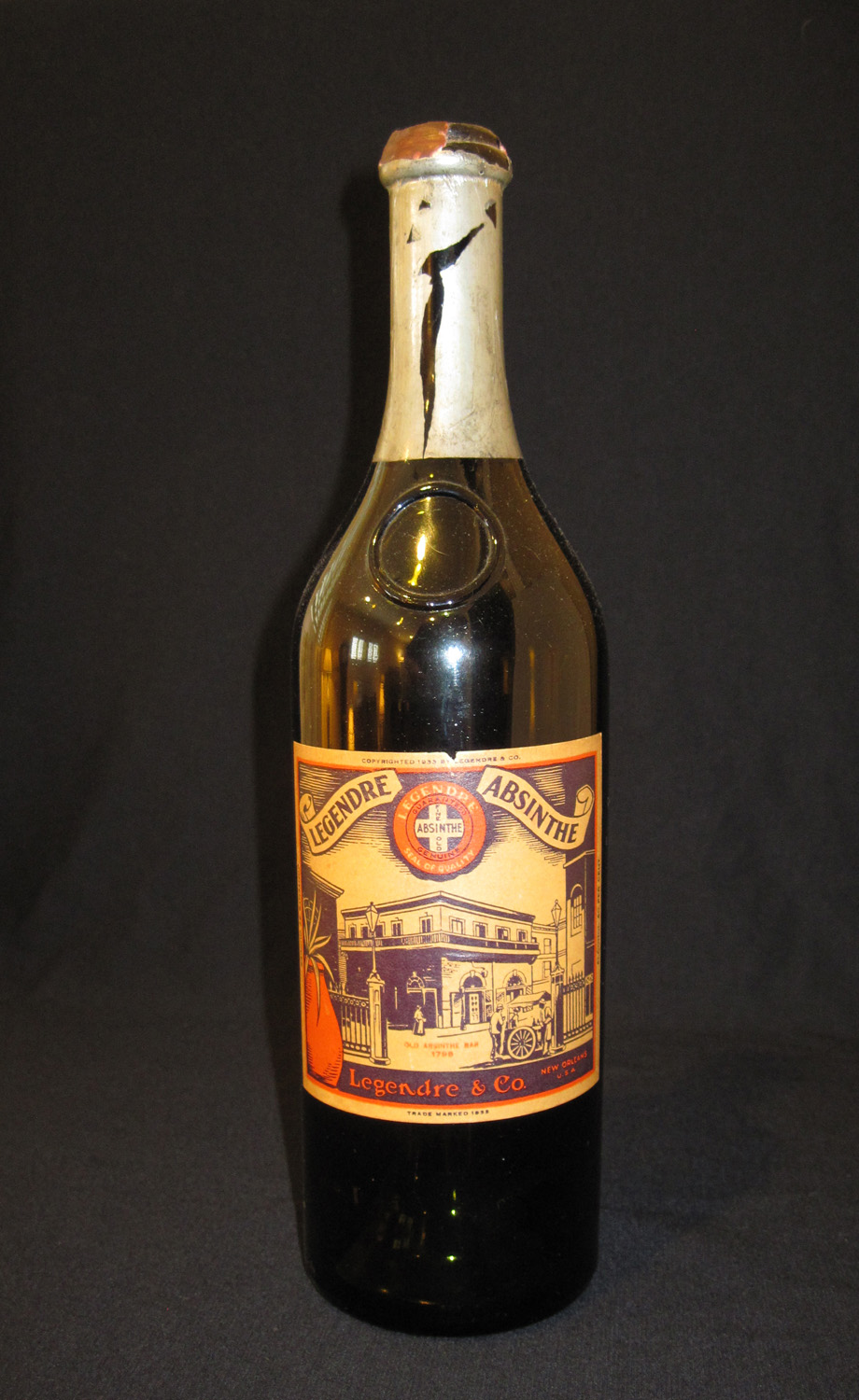 New Orleans Absinthe History Legendre Absinthe