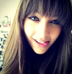 Paris Jackson Foto de Paris Jackson con flequillo