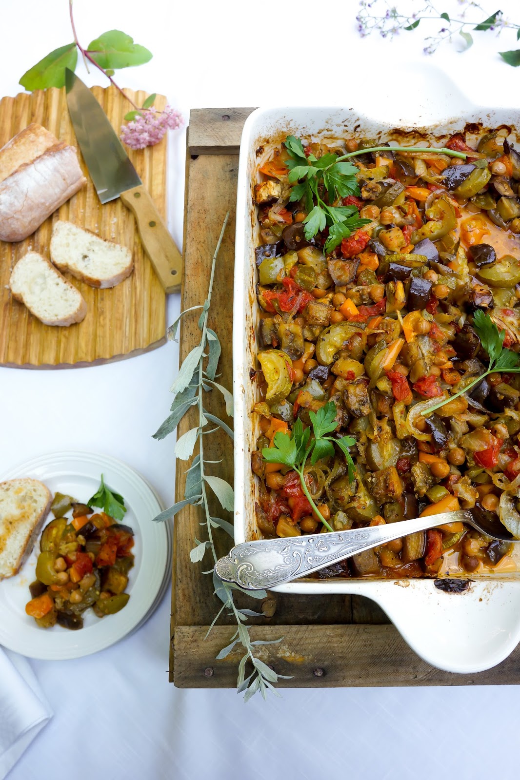 Oven roasted vegetable medley