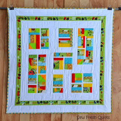 http://sewfreshquilts.blogspot.ca/2013/11/oink-doodle-moo-twin-baby-quilts.html