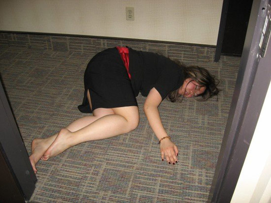 Screaming lingerie drunk feet