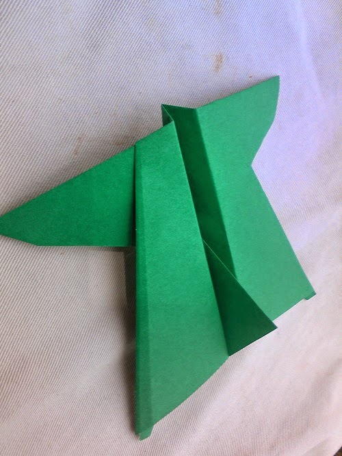 正方形折り単翼機 En Abwa 001 折り紙の魔法