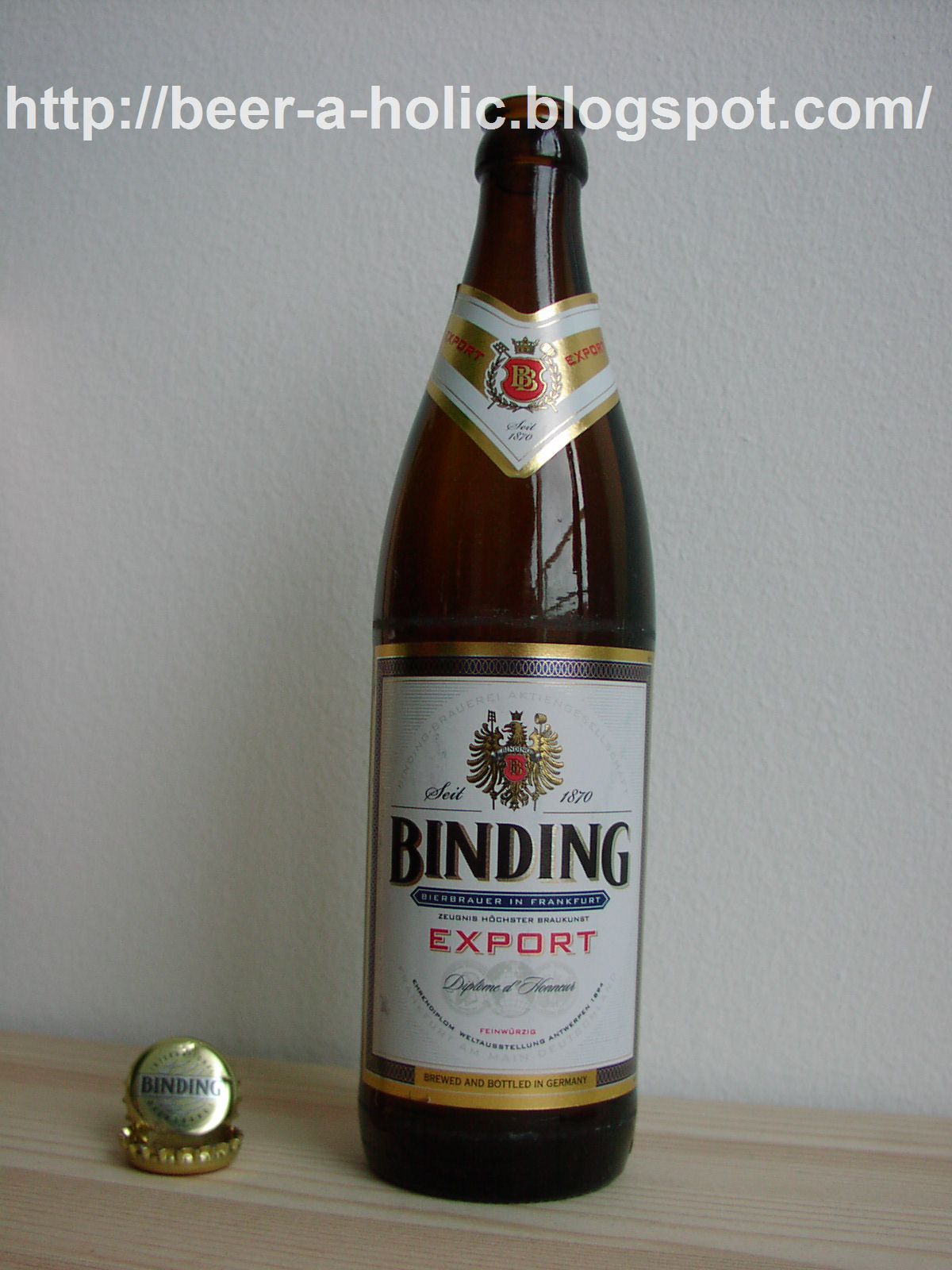 BEERAHOLIC Binding Export from Germany