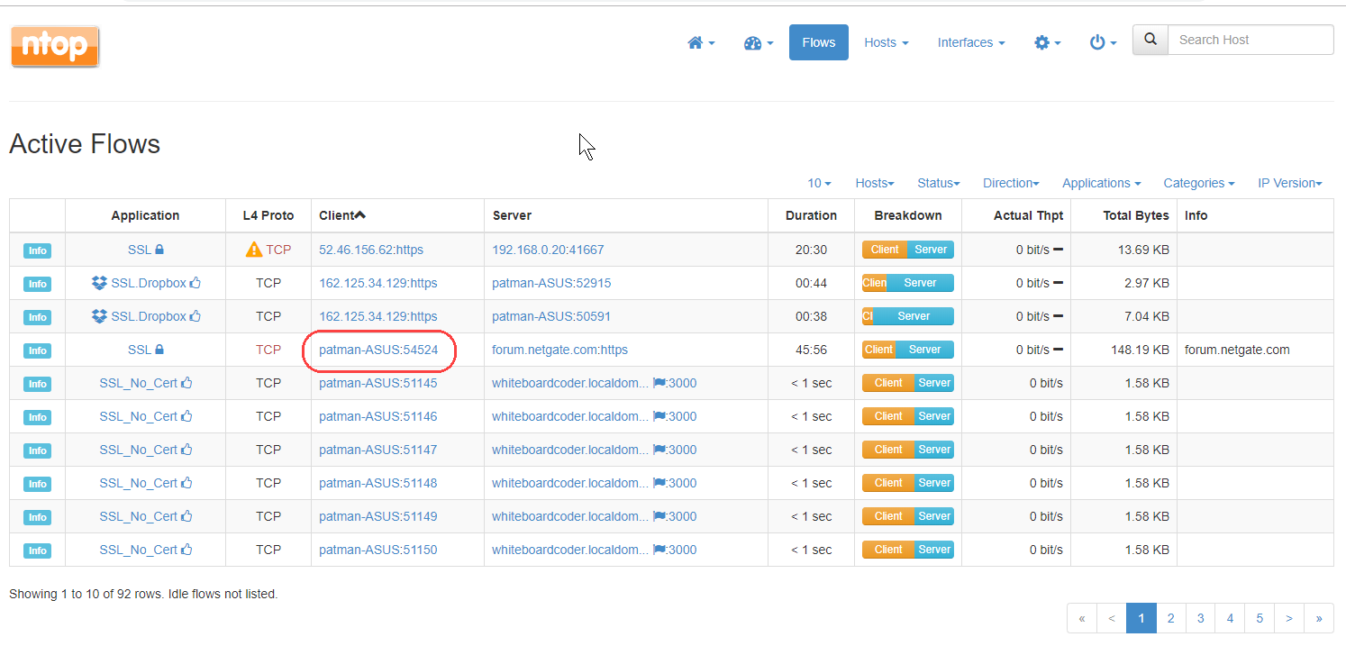 ntopng pfsense