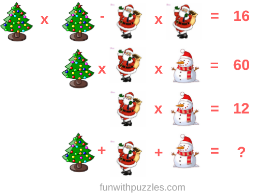 Mathematics Picture Equations Brain Teasers