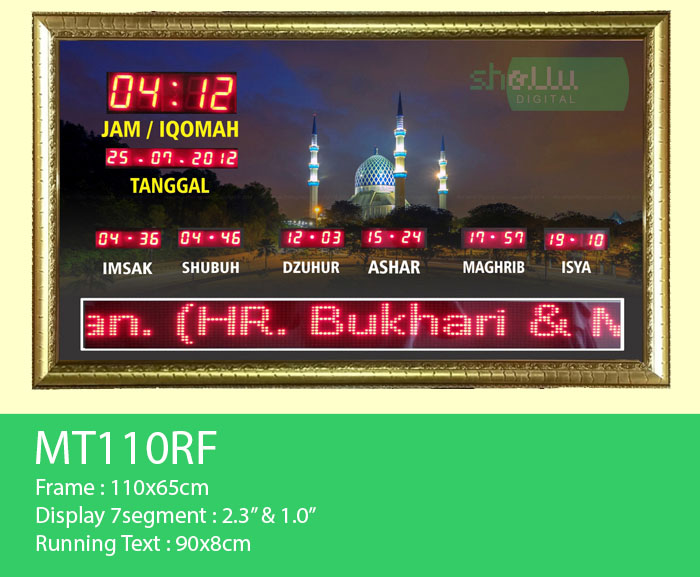 Jam Digital Masjid Klaten 081381886500 Jual Perlengkapan Masjid Jual Perlengkapan Masjid