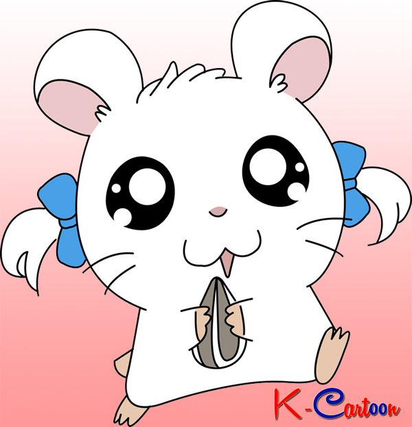 7 Gambar  Karakter Kartun Hamster  Hamtaro PNG JPEG K Kartun