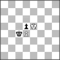 A zugzwang situation in an 8×8 chessboard