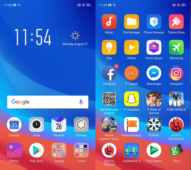 OPPO Color OS 5.2 OPPO Color OS 5.2