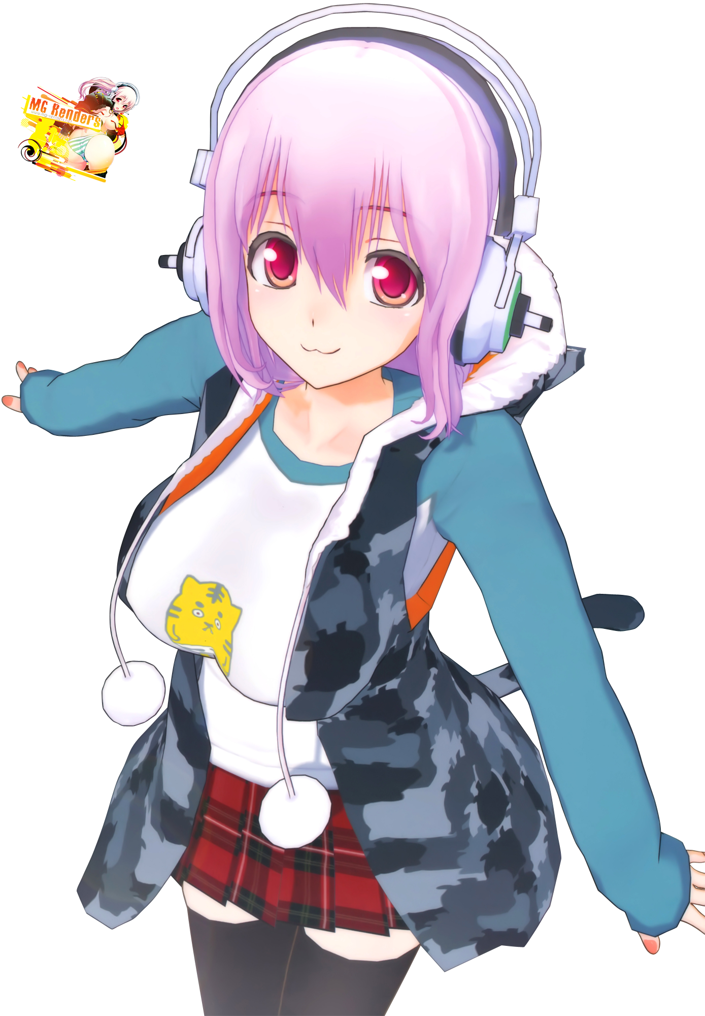 super sonico unicorn figure