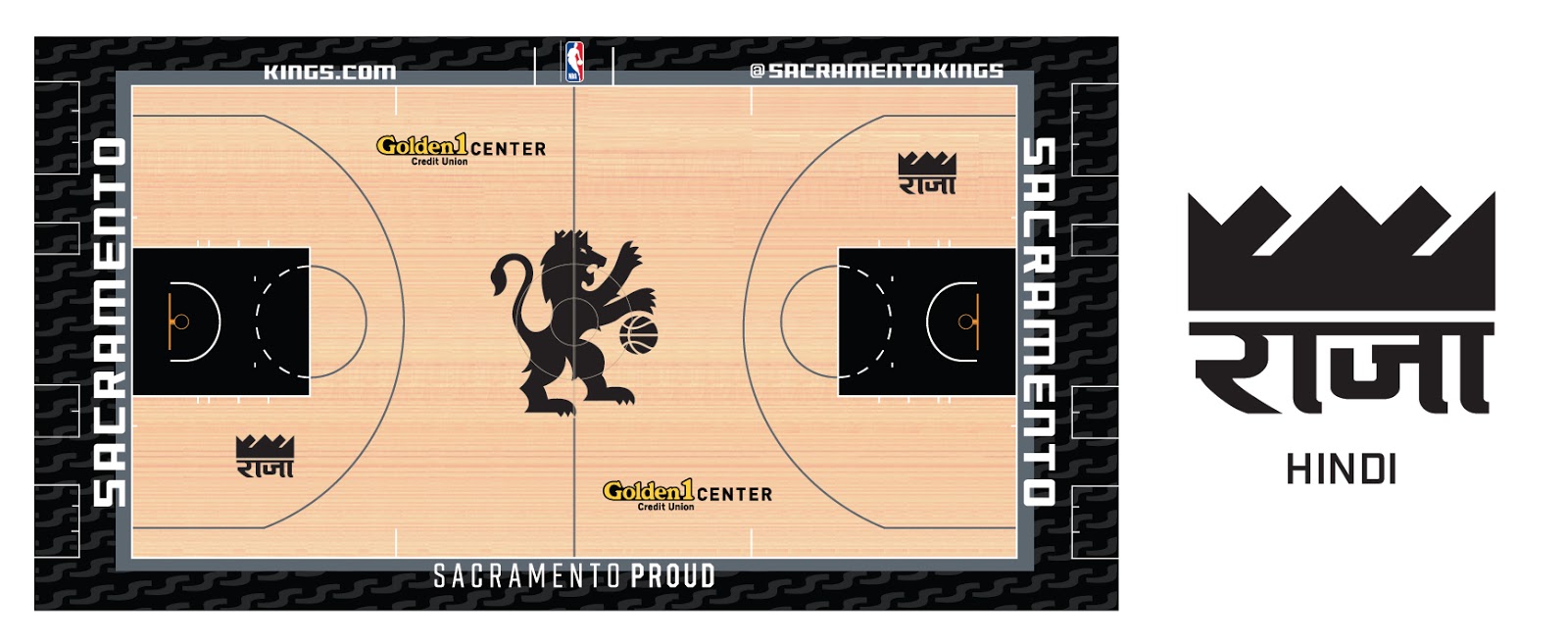 Hoopistani: Sacramento Kings unveil Hindi logo with new alternative court