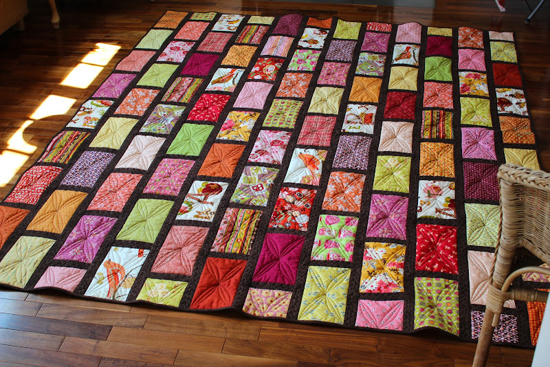 PatchworkPottery: Colourbrick Quilt