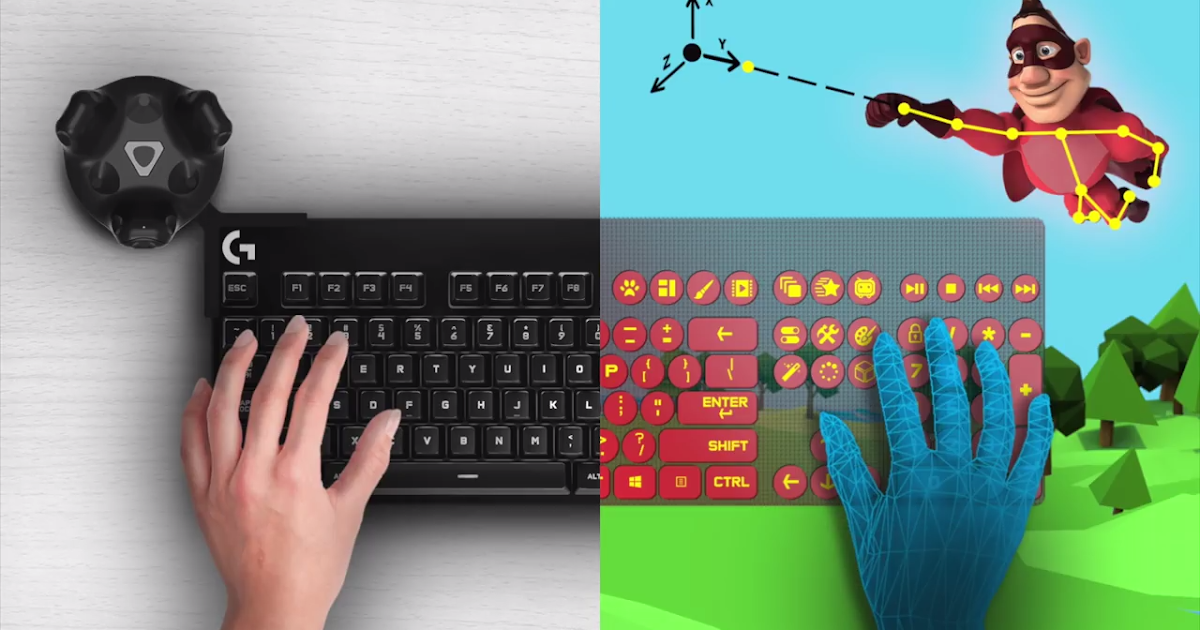 Logitech Introduces VR Keyboard Kit for HTC Vive CG Daily News