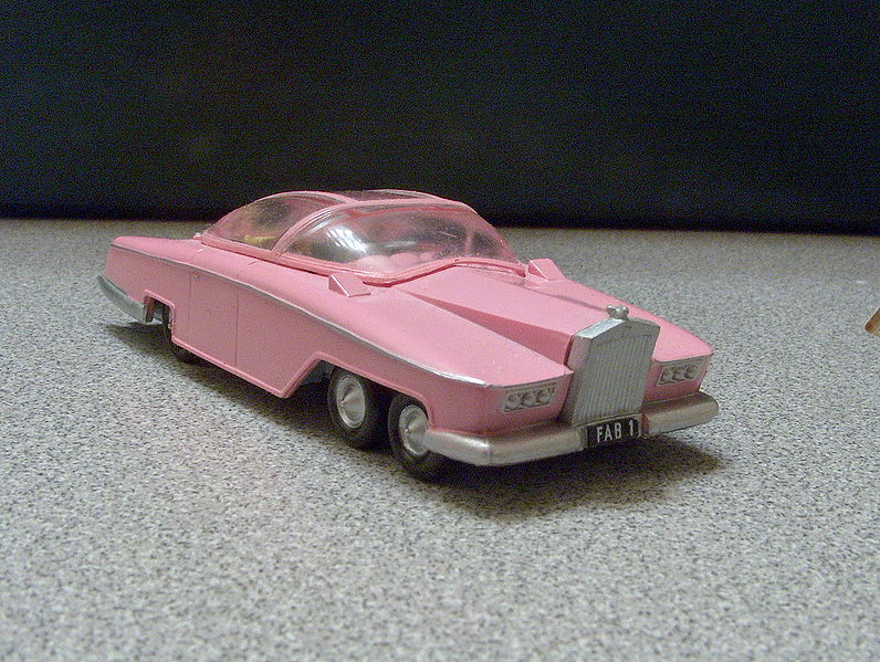 pink FAB1 car from Thunderbirds puppet show