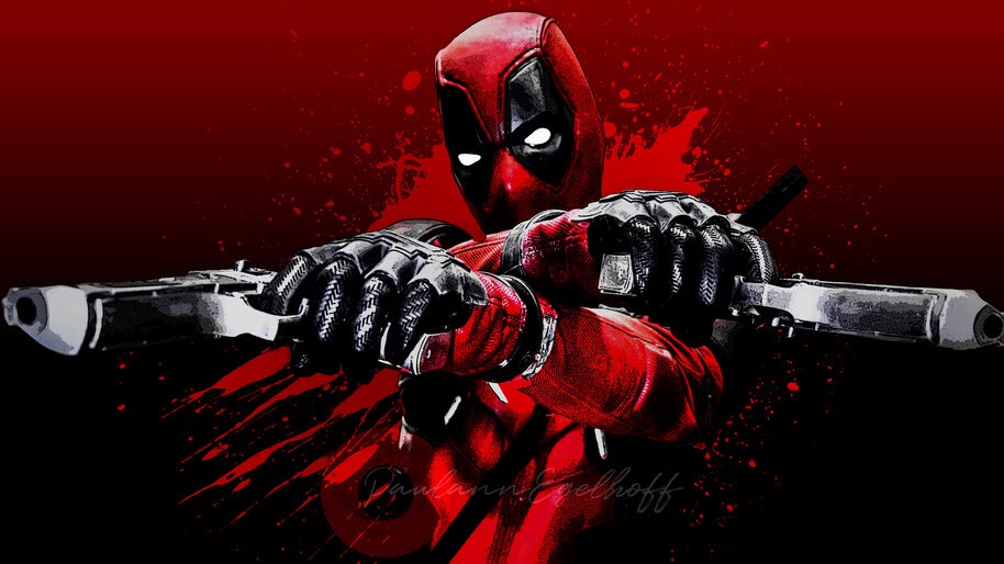 Deadpool, Guns, Marvel, Anti-Hero, 4K, #6.1312