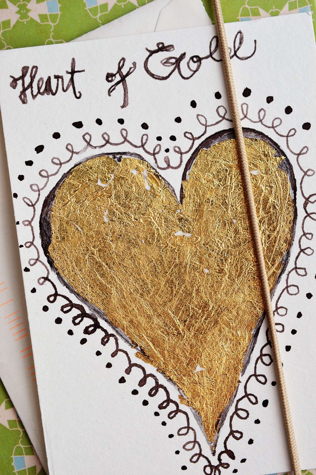 the New Year DIY GOLD LEAF PAINTING Motte