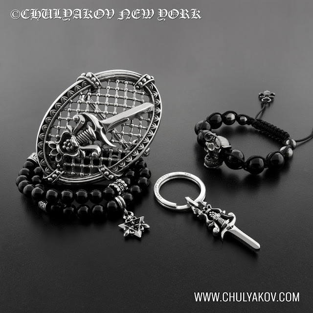 Designer Hiphop Rock Gothic Biker Silver Jewelry and Accessories