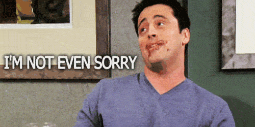 Joey Not Sorry Reaction Gif