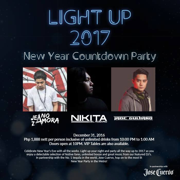 F1 Hotel's Light Up 2017: New Year Countdown Party