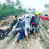 Pergeseran Tanah Rusak Jalan, Dandim Majene Turun ke Lokasi, Perintahkan Babinsa Atur Lalu Lintas