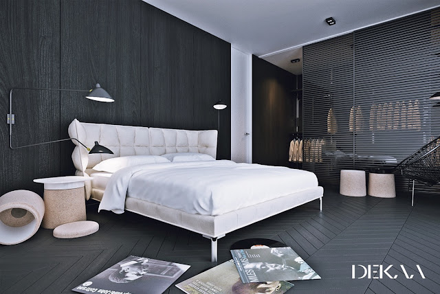 Desain Kamar Tidur Nuansa Hitam Putih Desain Kamar Tidur Nuansa Hitam Putih