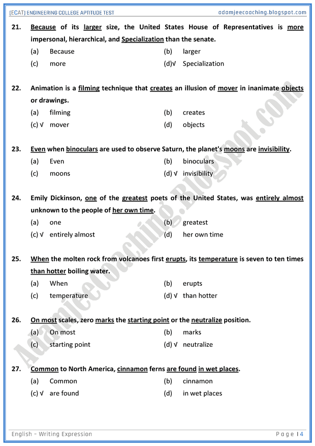 ecat-english-writing-expression-mcqs-for-engineering-college-entry-test