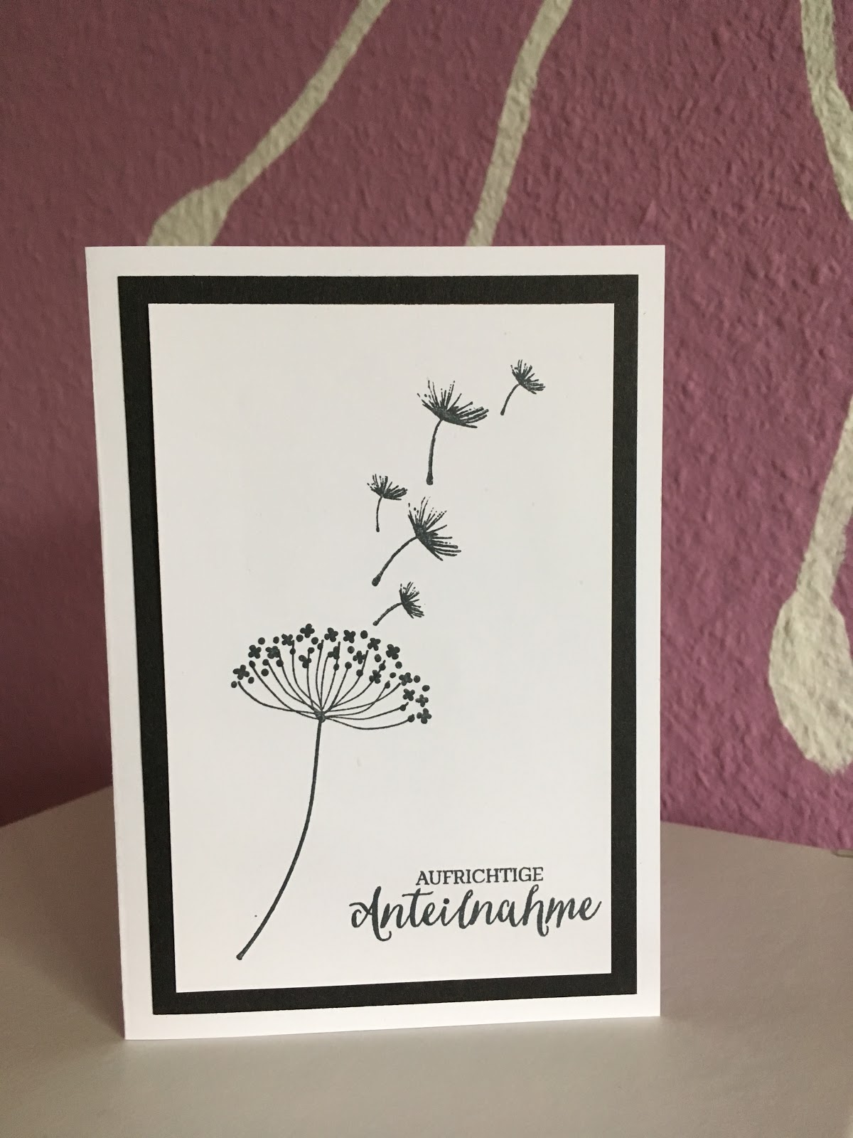 Kristin Stempelmädels: Trauerkarten