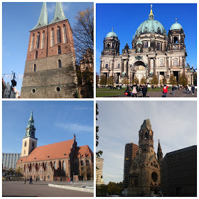 Igrejas em Berlim: Nikolaikirche, Berliner Dom, Kaiser-Wilhelm Gedächtniskirche e Marienkirche