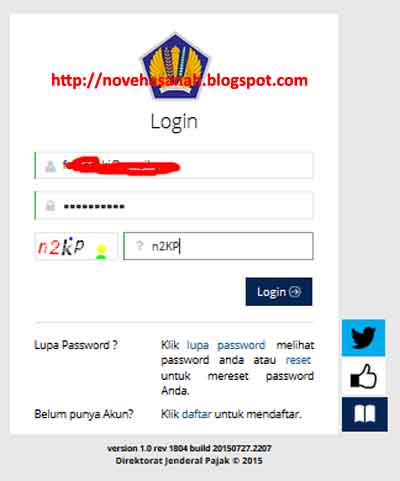 Cara Registrasi dan Aktivasi NPWP Penyampaian SPT Melalui DJP Online 8 anda harus login kembali untuk membuka akun pajak anda untuk aktivasi NPWP penyampaian SPT tahunan setiap bulan Maret 2016