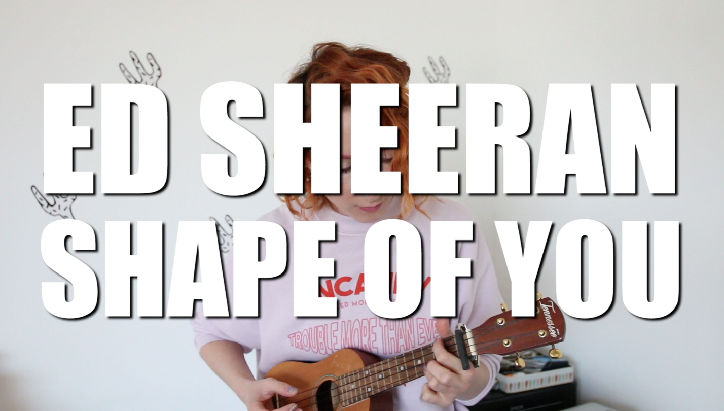 Ma cover d'Ed Sheeran, Shape of You au ukulele