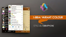 I-BBM Variant Colour V2.7.0.23 Apk Variasi Warna yang Elegant based 3.0