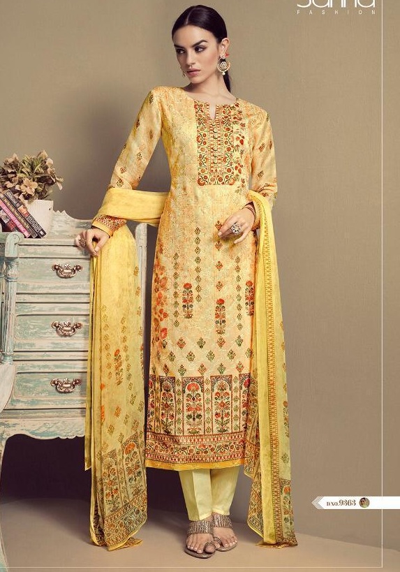 Sanna Fashion Aliza Jam Silk Digital printed Salwar Kameez