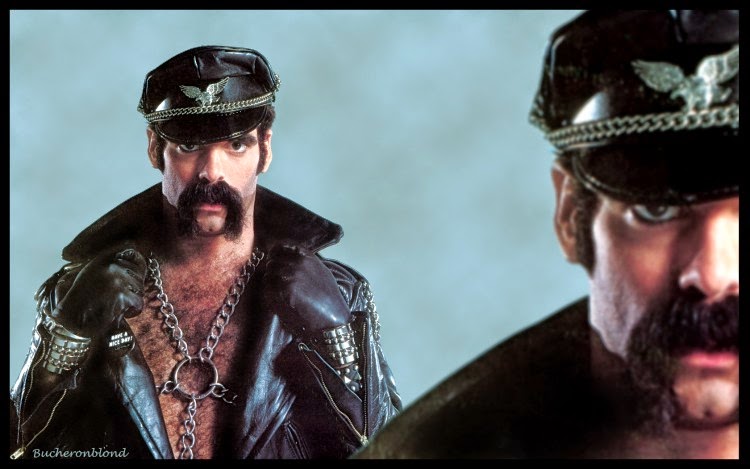 Gay leather look Shemale transsexual