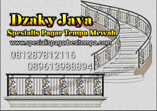 Railing Besi Tempa desain railing besi tempa Semi Klasik