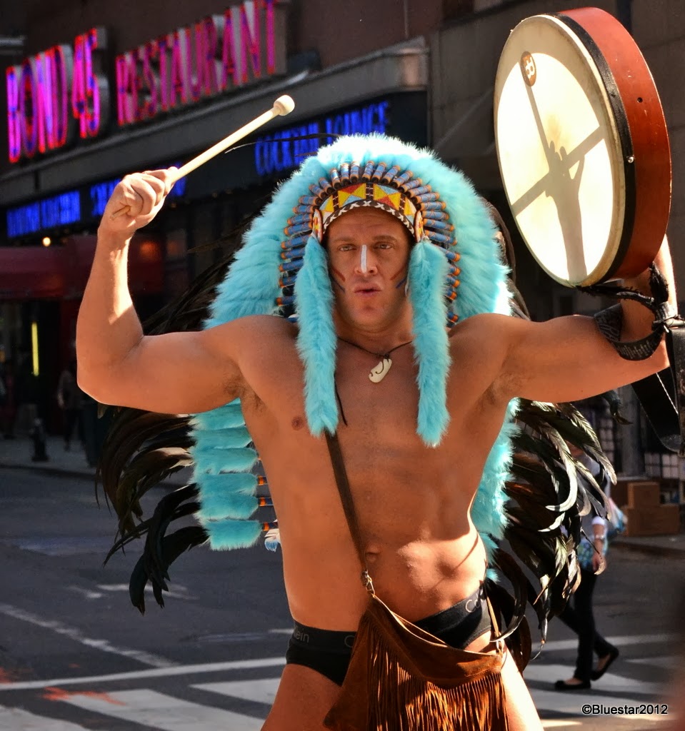 This Peculiar Life NYC: The Peculiar Person of the Month: The Naked Indian