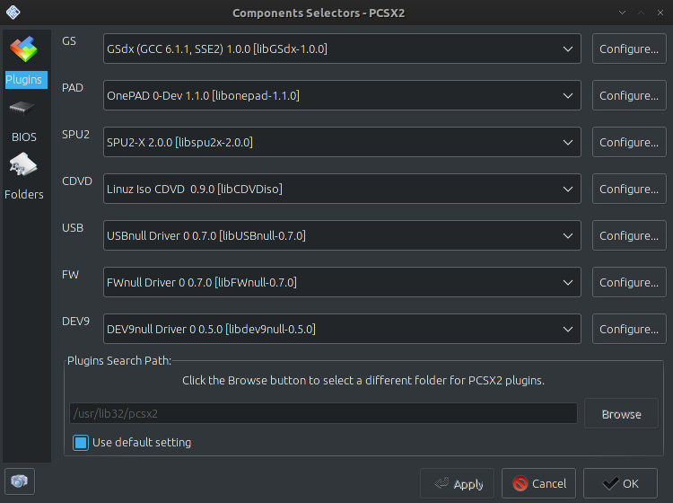 Your 2 Games on Archlinux PCSX2