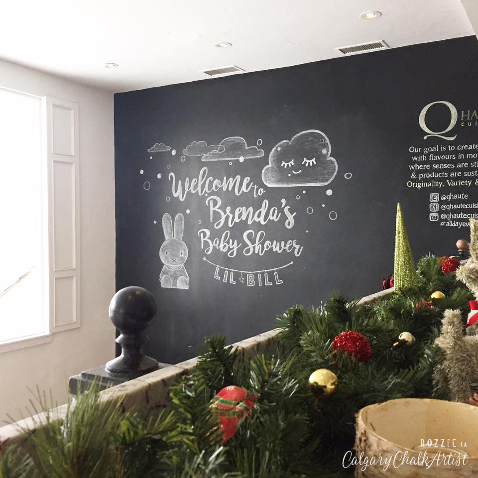 Rozzie Calgary Chalk Artist Calgary Chalkboards Update, Recent Work