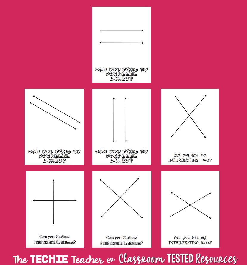 Your students will LOVE this Geometry project that covers the three types of lines: parallel lines, perpendicular lines and intersecting lines. This is a great way to combine art and math! Come grab this FREE activity.