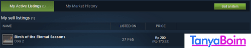 Cara Dapat Steam Wallet Gratis Dengan Menjual Item