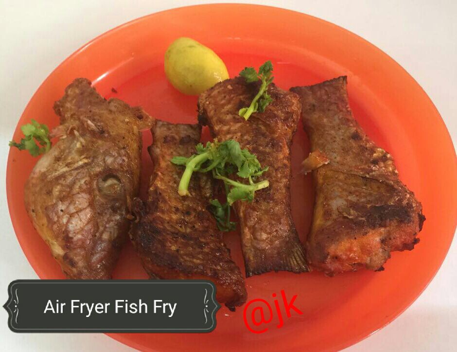 Cook Book Jaleela Red Snapper Fish Fry Air Fryer Fish Fry