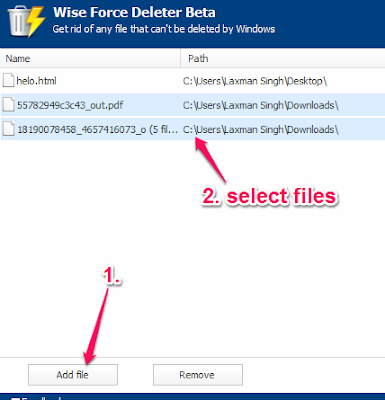 برنامج wise force deleter لحذف الملفات نهائيا من على الكمبيوتر برنامج wise force deleter لحذف الملفات نهائيا من على الكمبيوتر