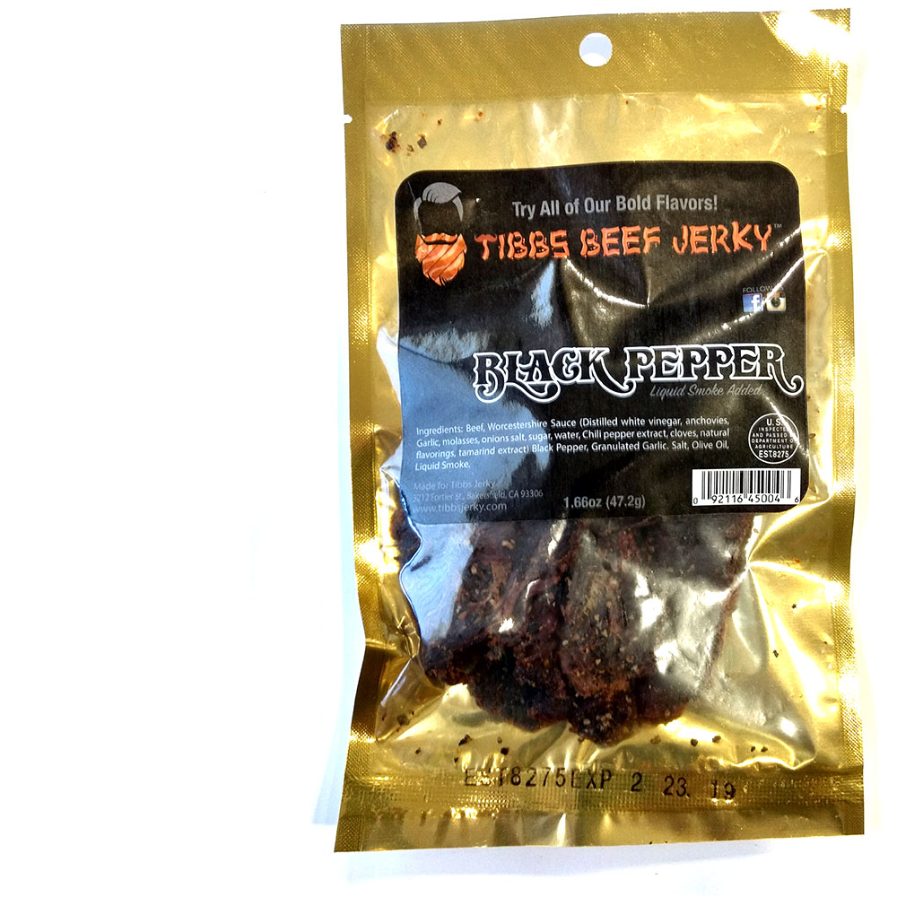 Tibbs Beef Jerky Black Pepper Beef Jerky Reviews