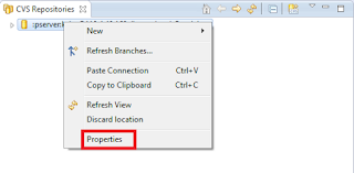 CVS repository properties