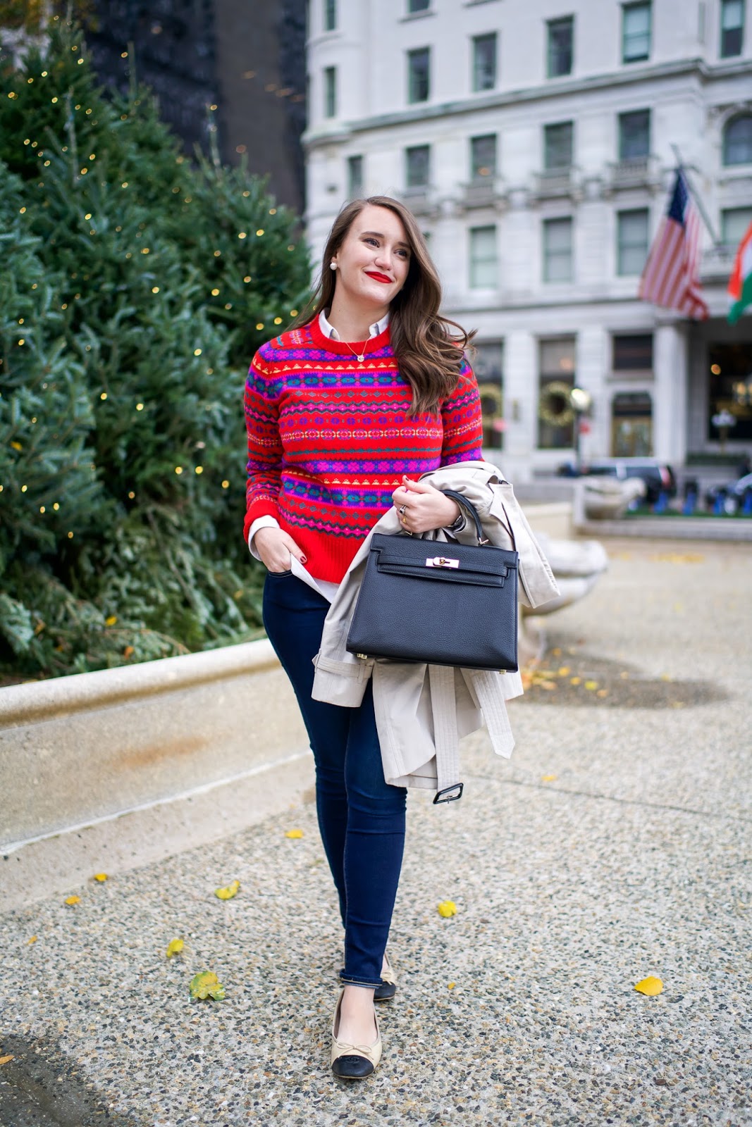 Holiday Fair Isle Sweater | Connecticut Fashion and Lifestyle Blog ...