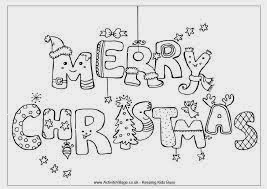 Cute christmas coloring pages Five Cute Christmas Coloring Pages For Kids