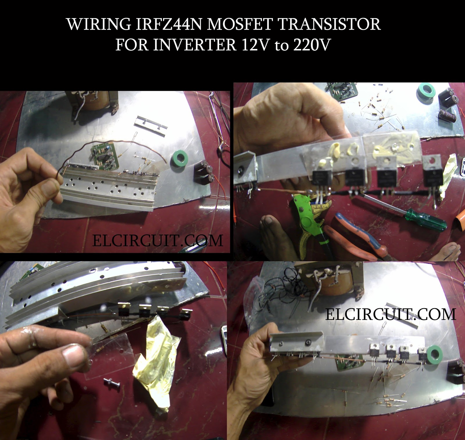 Inverter 12v To 220v 100w By Transistor Circuit Wiring Diagrams