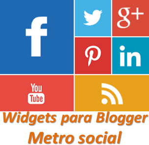 Widgets para Blogger – Metro social