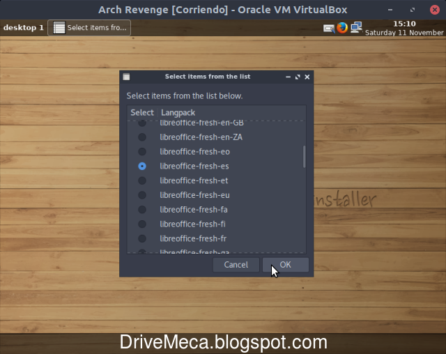 Buscamos y activamos libreoffice-fresh en nuestro idioma Buscamos y activamos libreoffice-fresh en nuestro idioma