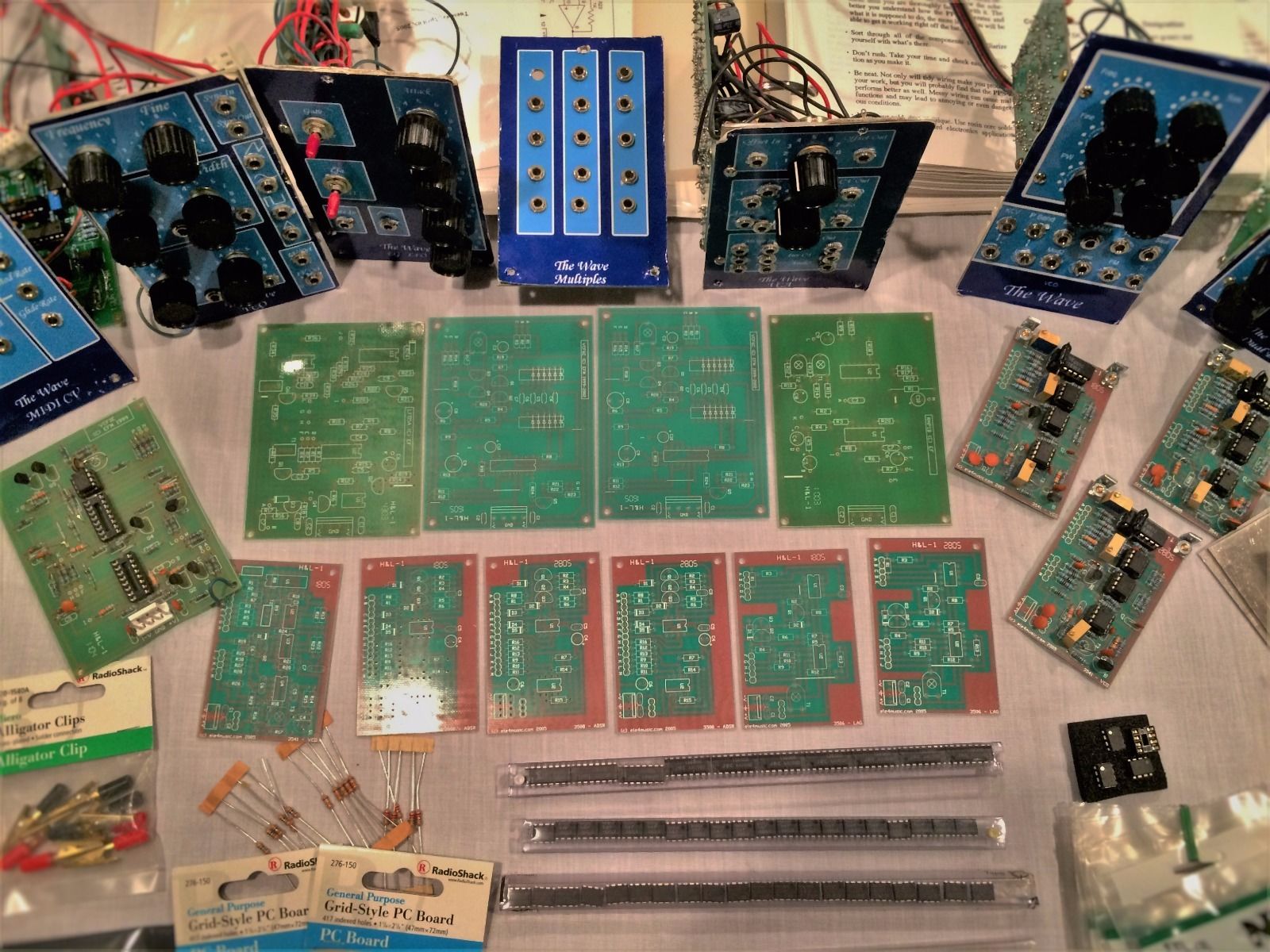 MATRIXSYNTH Rare Fonitronik Analog EFM 1900 and 3500 Modular Synthesizer Modules, Kits, and Parts